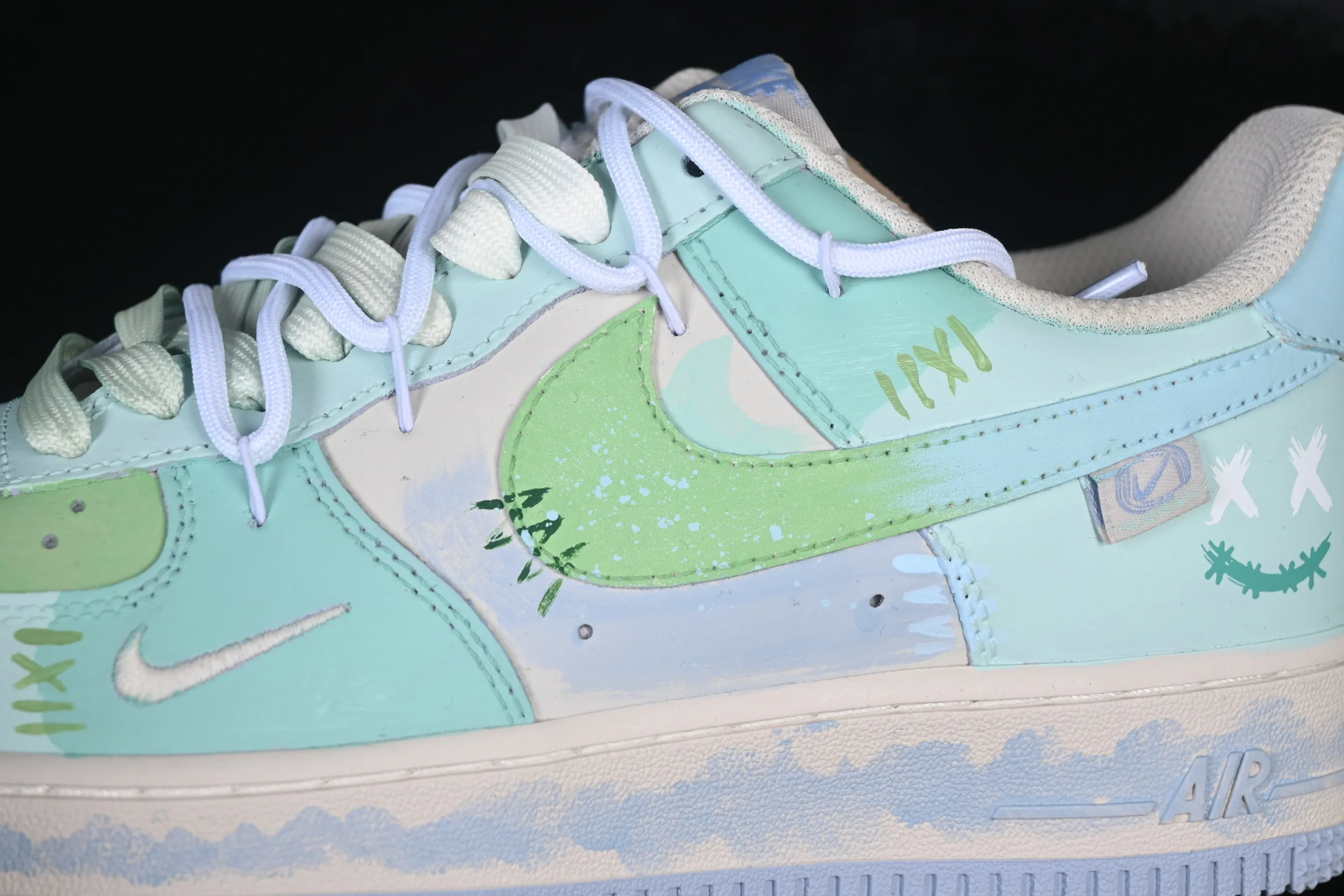 All categories Nk Air Force 1 Air Force series Nk Air Force 1 Low Air Force low-top Nike Air Force 1'07 Low Hand-painted graffiti Mint comics Air Force 1 low-top casual sneakers DB3301-919
